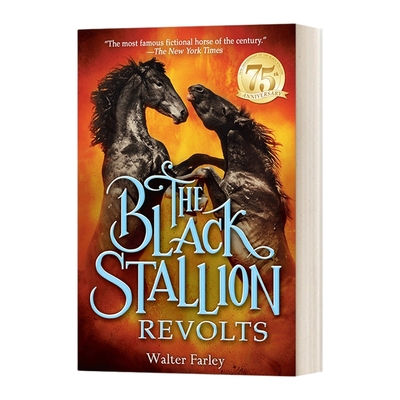 英文原版 The Black Stallion Revolts 黑神驹系列 黑神驹起义 Walter Farley 青少年骑马动作冒险小说 英文版 进口英语原版书籍