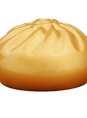 黄铜中式福包蒸蒸日上摆件