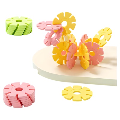 大号加厚雪花片圆润光滑不伤手