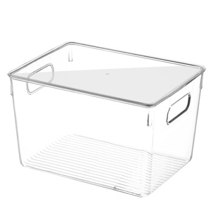 透明冰箱带盖收纳盒食品级保鲜盒储物筐冷冻专用蔬菜厨房抽屉式盒