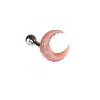 进口pony同款月亮耳骨钉日韩风