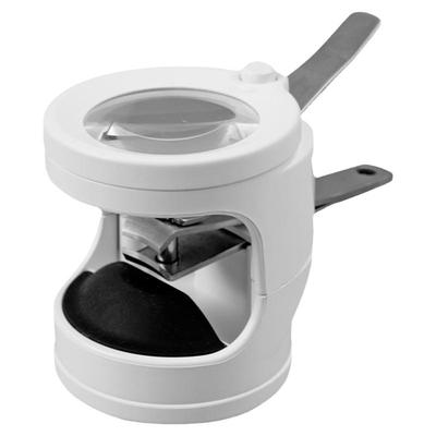 带灯防飞溅指甲刀放大镜家用套装