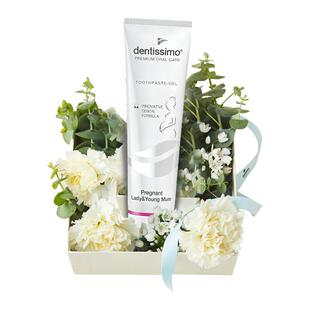 瑞士进口Dentissimo准孕妇牙刷无氟牙膏叶酸不含氟专用无味正品