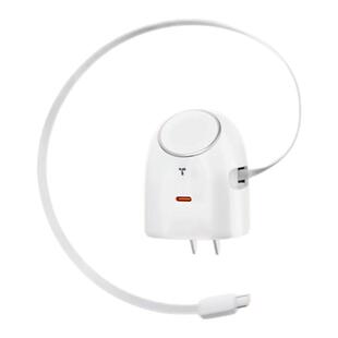 图拉斯大眼仔Pro适用苹果手表充电器头无线充AppleWatch手机17ProMax16多口快充磁吸iwatch氮化镓S11一套