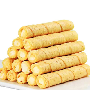 【抢完即止】猫山王榴莲蛋卷酥老式办公室休闲袋装零食夹心批发