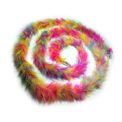 彩色加粗加服装辅料绒毛条