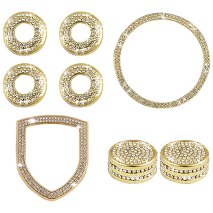 保时捷内饰改装Macan卡宴panamera镶钻内饰用品带钻贴件装饰配件