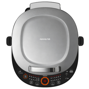 九阳电饼铛家用0涂层不锈钢双面加热可拆洗加大加深煎烤机烙饼锅