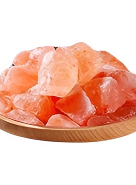 天然喜马拉雅橘盐石粗盐大颗粒