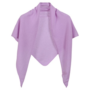 东黎 山羊绒 2025新款女士秋冬松密度三角巾时尚百搭保暖围巾4B12