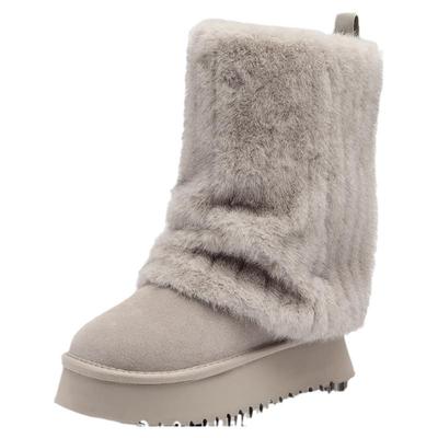 达芙妮雪地靴子女2025新款棉鞋