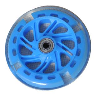 儿童滑板车轮子配件车轮童车玩具车轮胎轴承前轮后轮闪光轮零件