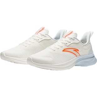 安踏跑鞋减震跑步专用旗舰网面轻便初中生中考体育运动鞋学生女鞋