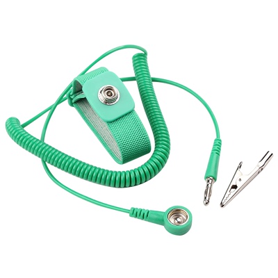Tronovo埃用TR7901有绳防静电手腕带高品质加粗绿色有线接地手环