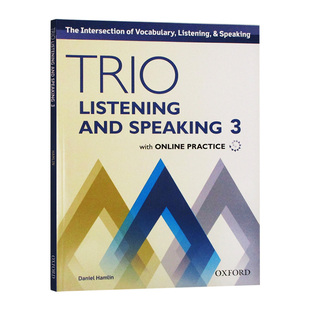 Oxford Trio Listening and Speaking Level 3 牛津Trio系列学术英语听说教材3级 英文原版大学教辅 进口英语书籍