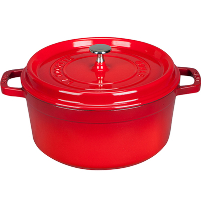 珐琅铸铁锅法国制造水汽循环