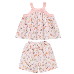 2025夏季女童睡衣套家居服套装