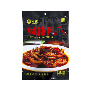 重庆铜梁糊辣壳泡鸡爪252g四川泡椒胡辣壳鸡爪铜梁泡凤爪