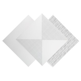 集成吊顶工程铝扣板600x600 办公室铝天花板微孔厂房专用全套材料