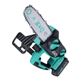 大艺7201无刷锂电锯8寸电链锯木工家用小型手持据柴油锯砍树锯