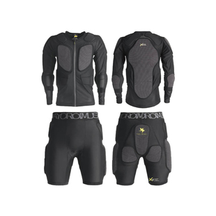 2526铠武者护臀护膝护甲护具防护内穿单板滑雪男女护臀套装凯夫拉