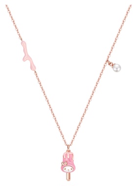 Tidecolor925银美乐蒂项链