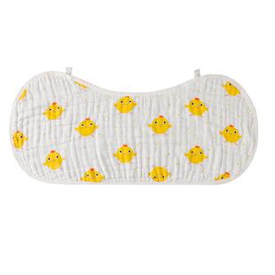 婴儿纱布纯棉拍嗝巾宝宝口水巾防吐奶围兜垫枕新生儿童小方巾枕巾