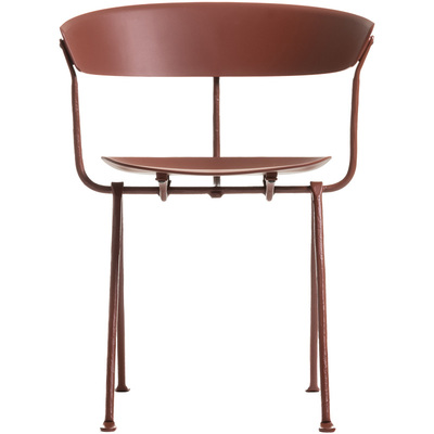 意大利Magis Officina手工锻铁餐椅扶手椅休闲椅北欧简约室内户外