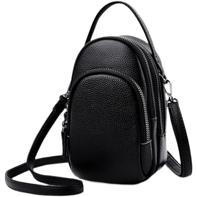 新款头层牛皮迷你手机零钱包