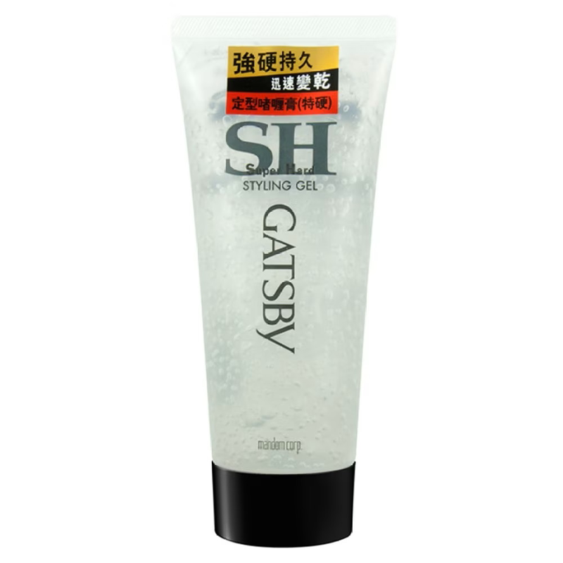 GATSBY定型啫喱膏特硬200g头发造型啫喱定型摩丝强定型不黏腻进口