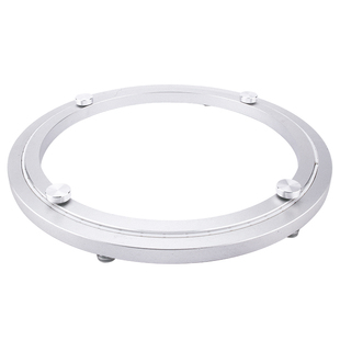 铝饼固定款餐桌转盘底座消音铝转芯玻璃圆桌实木桌子旋转轴承家用