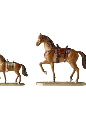 铜师傅《鞍上长风》铜马摆件