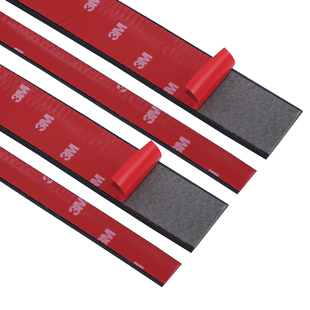 3M自粘橡胶条带背胶防撞密封条防震垫防滑胶条实心贴缓冲减震垫片