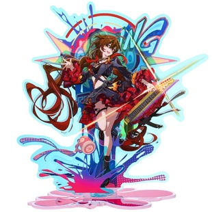 乐正绫官方谷子联名徽章吧唧 二次元周边色纸流沙麻将镭射票立牌