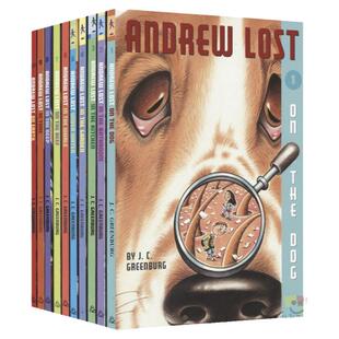 Andrew Lost 01-18 安德鲁的微观大冒险初级章节书英文版18册 8-10岁儿童小学生英语阅读小说桥梁书 美国小学推荐科普读物 正版