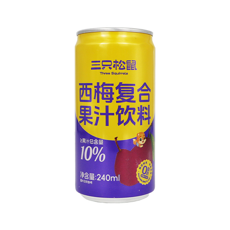 三只松鼠西梅汁240ml复合果汁
