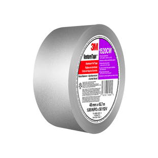 3m1520cw铝箔胶带耐高温防水管道热水器水管包扎金属防锈防漏胶贴