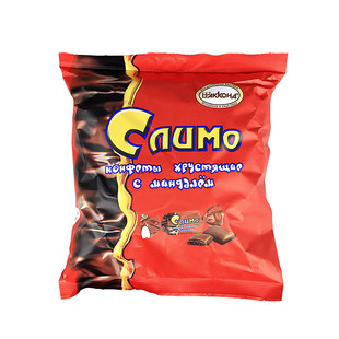 俄罗斯进口阿孔特红皮糖巧克力扁桃仁杏仁焦糖夹心酥糖喜糖500g