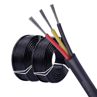 特软耐高温硅胶电缆线2芯3芯4芯0.15 0.2 0.3 0.5 平方护套信号线