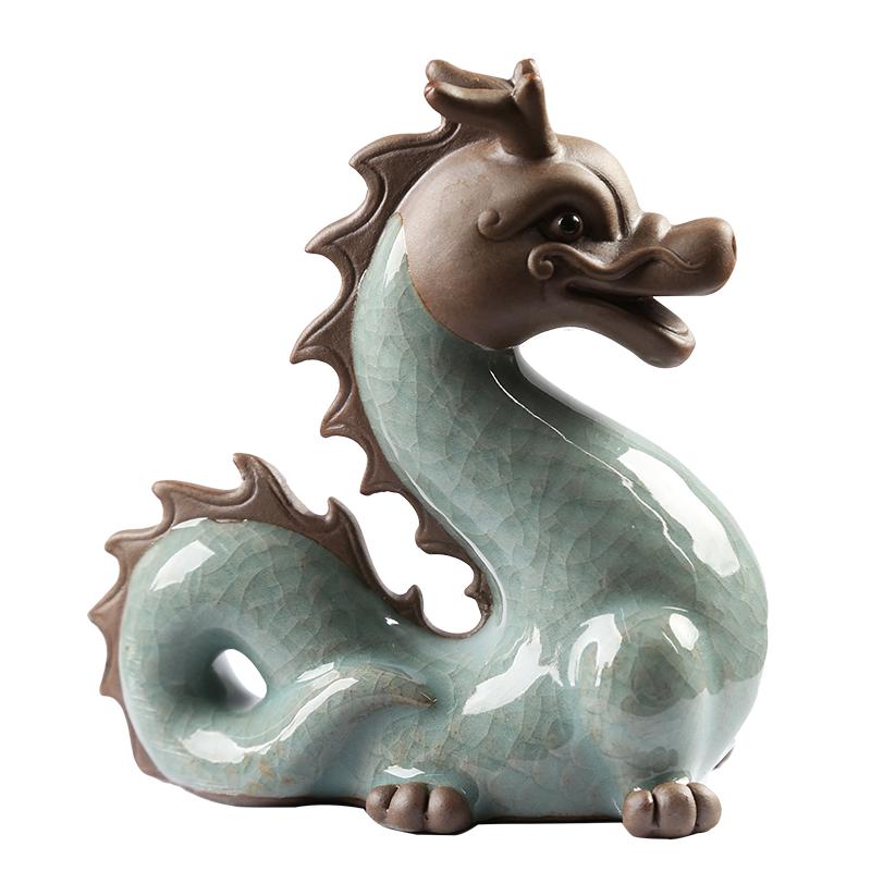 陶瓷茶宠摆件精品可养十二生肖