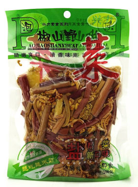 泡椒蕨菜山野菜开袋即食下饭野菜