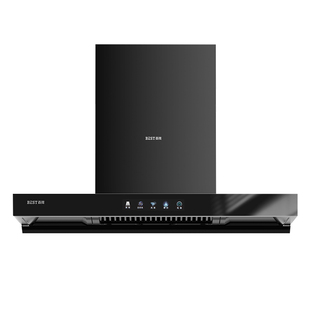 华帝百得抽油烟机十大名牌家用厨房大吸力吸油机顶吸式烟灶套装