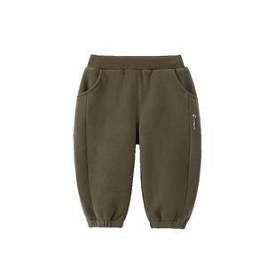 [500G抗静电奥粒绒]齐齐熊宝宝裤子冬款加绒加厚男童保暖童装衣服