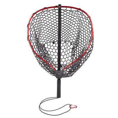 便携式硅胶路亚抄网可伸缩抄网