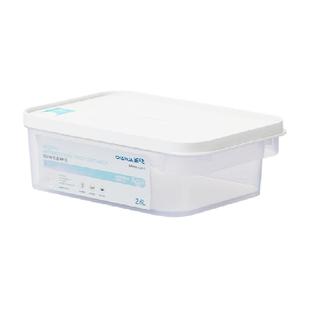 茶花保鲜盒食品级冰箱抗菌收纳盒透明水果饭盒PP密封储物盒冷冻