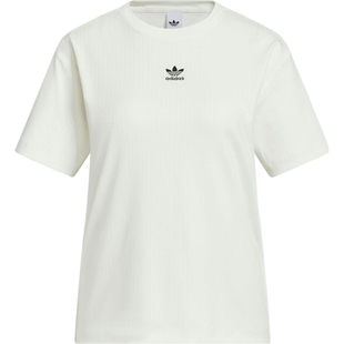 adidas阿迪达斯三叶草女子运动休闲圆领短袖T恤KD1862