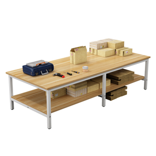 工厂工作台大桌子裁剪台快递打包台流水线操作台装配台车间包装台