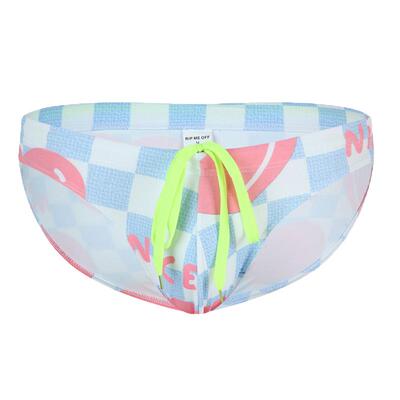 三角泳裤男款性感束带游泳裤速干