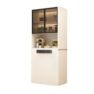 岛台柜单独窄款餐厅餐边柜小户型台柜实木极窄边柜20cm超窄储物柜