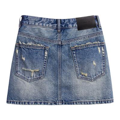 辣妹牛仔短裙女防走光内衬